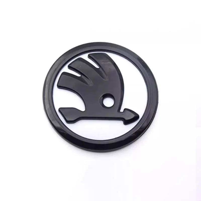 2025 Neue 80MM 90MM 100MM Front- und Heckembleme für Skoda Octavia Kodiaq Superb Fabia Rapid Scala Yeti