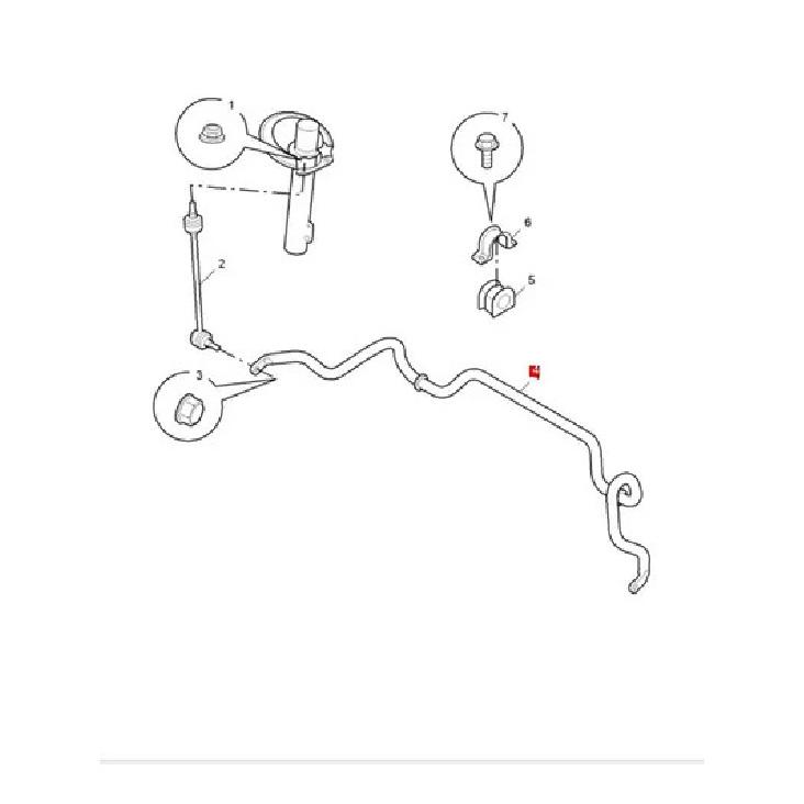 30000178 Front Suspension Stabilizer Link Arms Ends Ball Joints Track Bar for SAIC MG6 ROEWE 550 (2pcs/set)