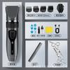 New Multifunctional Ceramic Hair Clipper Razor Electric Clipper Rechargeable Household Electric Shaving Professional Hair Salon Artifact Self-cutting