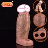 SXXY Big Liquid Silicone Realistic Penis Sleeve For Men Dick Enlargement Skin Feeling Adult Male Sex Toy Delay Ejaculation
