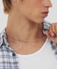 Maz Steel Round Snake Chain Necklace