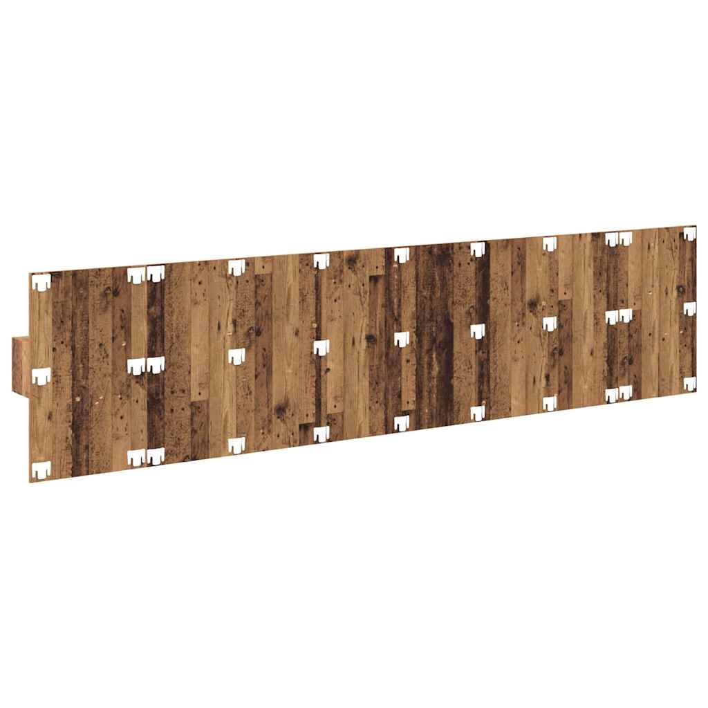 Headboard with Cabinet and Drawers 3 pcs Reclaimed Wood Wood Based Material