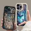 Měkké TPU Silikonové Pouzdro na Telefon Pro iPhone Air 16e 17 16 15 14 Pro Max 13 12 Pro 11 16 Plus Nárazuvzdorný Kryt se Vzorem Motýlů a Lesa