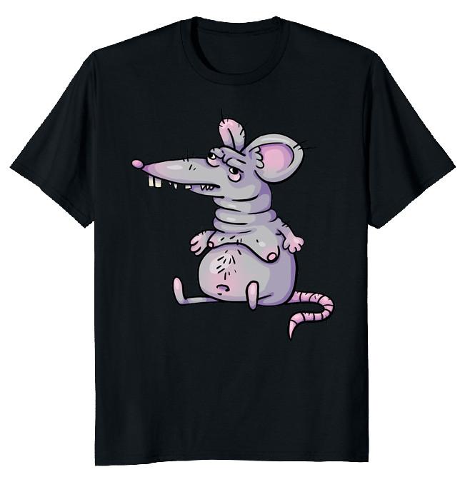 NEW LIMITED Lil Rat Dude Cartoon Classic Funny Novelty Tee L