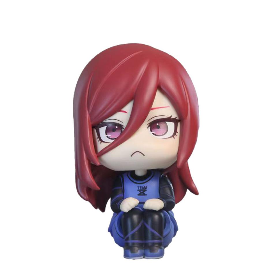 11CM Isagi Yoichi Doll Blue Lock Action Figures Q Version Chigiri Hyoma Bachira Meguru Nagi Seishiro Figure PVC Ornament Toys
