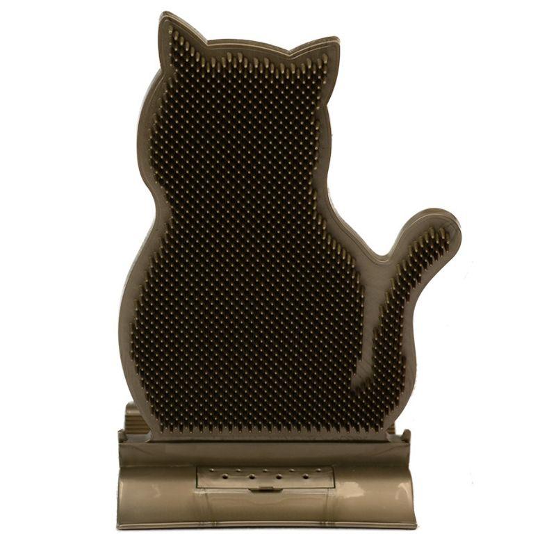 

Scratch an Itch Toy Massage Brush Cat Corner Petting Post Coffee
