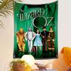 The Wizard of Oz Movie Poster Tapestry Wall Hanging, Dorothy Emerald City Film Art, Retro Wall Decor for Bedroom Living Room Dorm