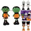 Cute Halloween Plush Figurines Ghost Black Cat Decorations