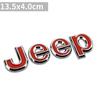 For Jeep For JEEP Wrangler Grand Cherokee Compass Renegade Patriot Rubicon Liberty JK XJ Metal Car Styling Hood Trunk Badge M