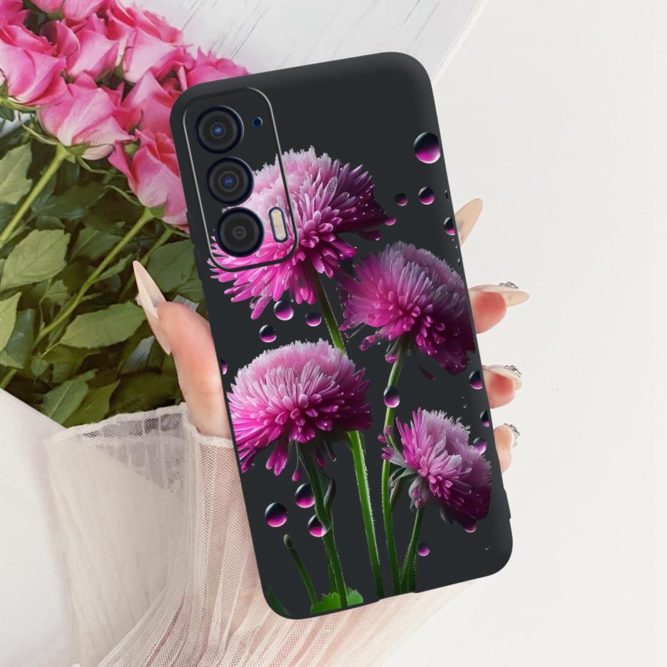 For Motorola Edge 2021 Case XT2141-1 Luxury Butterfly Tree Painted Cover Soft Silicone Case For Motorola Edge 2021 Edge2021 Bags