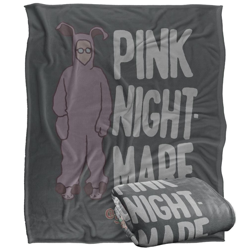 A Christmas Story Pink Nightmare Blanket