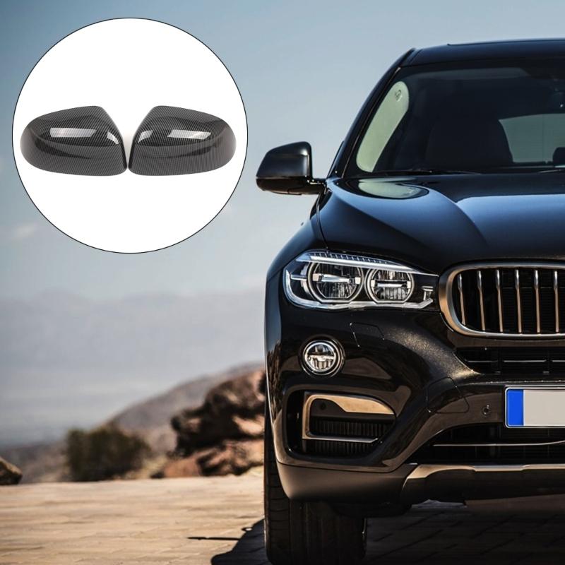 1 Pair Front Door Rearview Wing Mirror Cover 51167365113 51167365114 for F25 F26 Rear View Mirror Caps Replacement