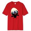 Sunlight T Shirt Big Size Men Calimero Cartoon Pattern Men T Shirt Painted Funny Tshirt Men T Shirt