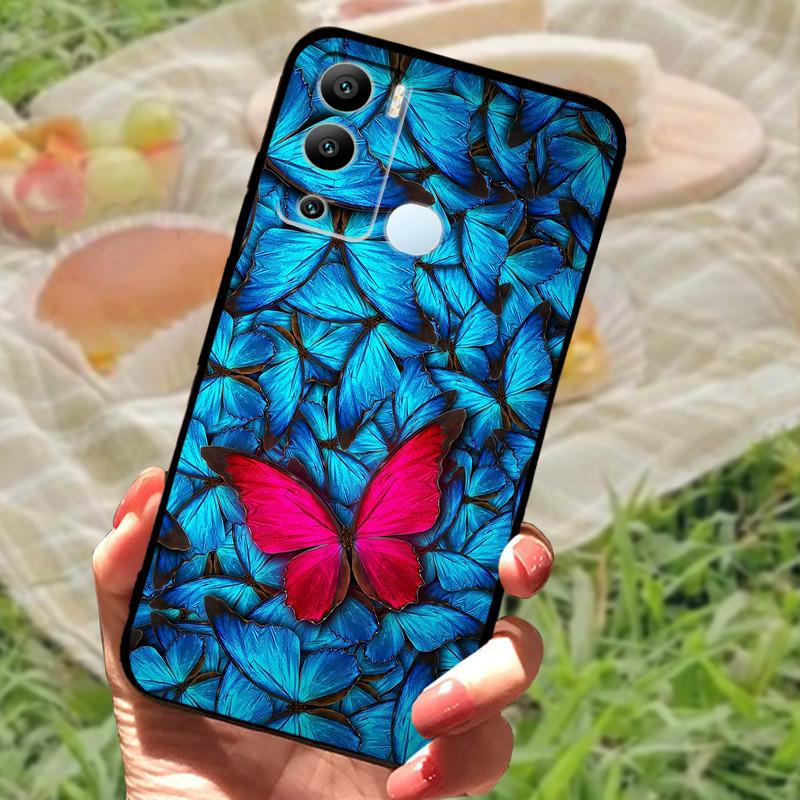 For Infinix Hot 12i Case 12 i X665B Silicone Soft TPU Phone Cover For Infinix Hot 12 Pro X668C Cases Hot12 X6817 Bumper Fundas