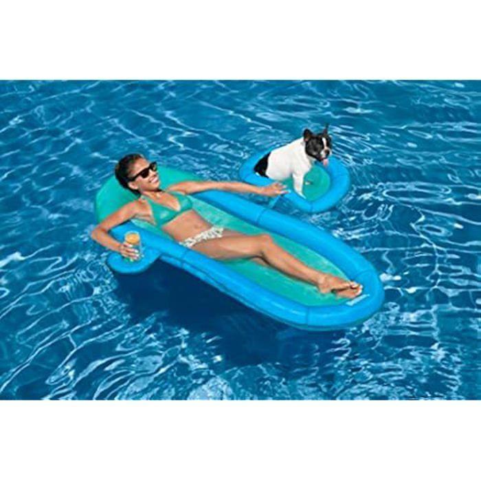 Matelas Semi-immergé - BESTWAY - Flex 'N Fold Deluxe - Tissu Lisse - Capacité 10 Kg - Dimensions 171x94 Cm