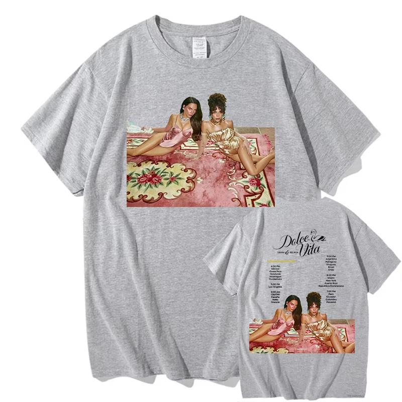 2026 DANNA Belinda DOLCE VITA Print T-shirt Men Women Fashion Trendy T-shirt Y2K Harajuku Punk Gothic Round T-shirt