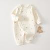 Newborn Infant Quilted Romper Warm Cotton Onesie Autumn Winter Baby Jumpsuit Soft Inner Wear Clothes