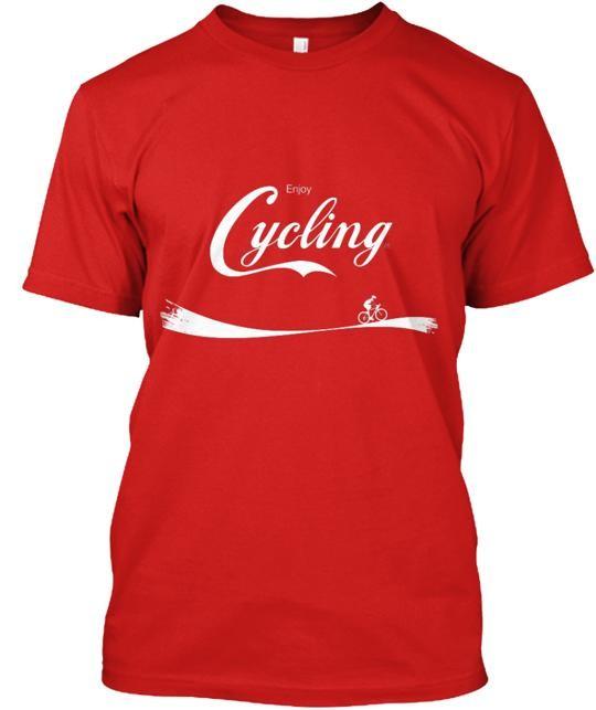Enjoy Cycling T-Shirt Made in the USA Size S to 5XL Unisex T-Shirt S