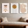 High-End Abstract Line Art Canvas Set for Living and Dining Rooms