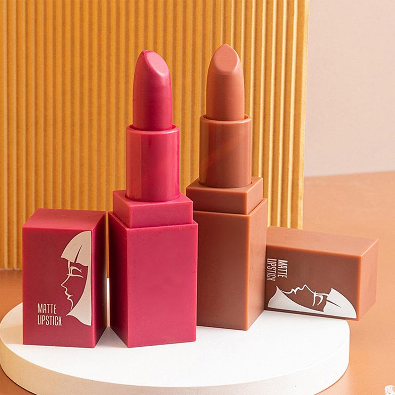 Exclusive Cross-Border Matte Lipstick - Non-Stick, Moisturizing, Full Size