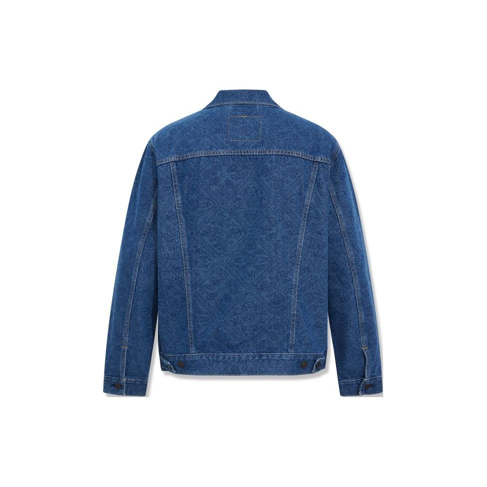 Levis Solid Color Comfortable Long Sleeve Denim Jacket Men Jackets Blue 72334-0408