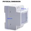 A96I-D52-2066 Electricity Usage Monitor Din Rail Energy Meter 100A Voltmeter Ammeter Watt Kwh Frequency Power Meter