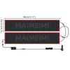 Car Truck Remote Control LED Matrix Pixel Panel LED Display Soft Foldable Lighting Scrolling Animation Matrix Screen LED Sign