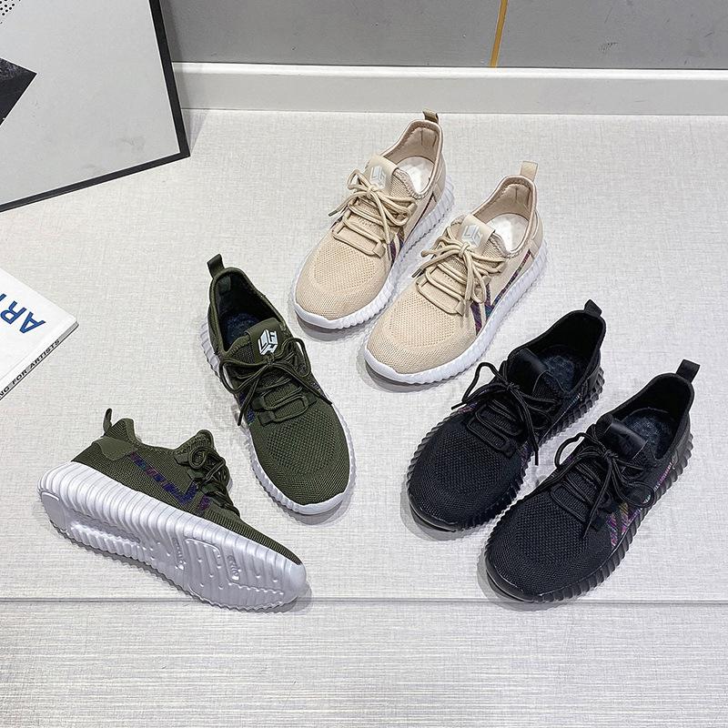 2024 Women Sports Shoes Lightweight Mesh Sneakers Woman Athletic Breathable Running Shoes Flying Weave Casual Zapatillas Mujer