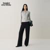 PEACEBIRD Women's Henley Long Sleeve T-Shirt
