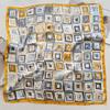 Spring and Summer Graffiti Flowers 71 * 71 Square Scarf Travel Sunscreen Headscarf Practical High-end Scarf for Mother