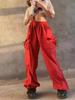 Women's Retro Hip Hop Wide-Leg Workwear Pants