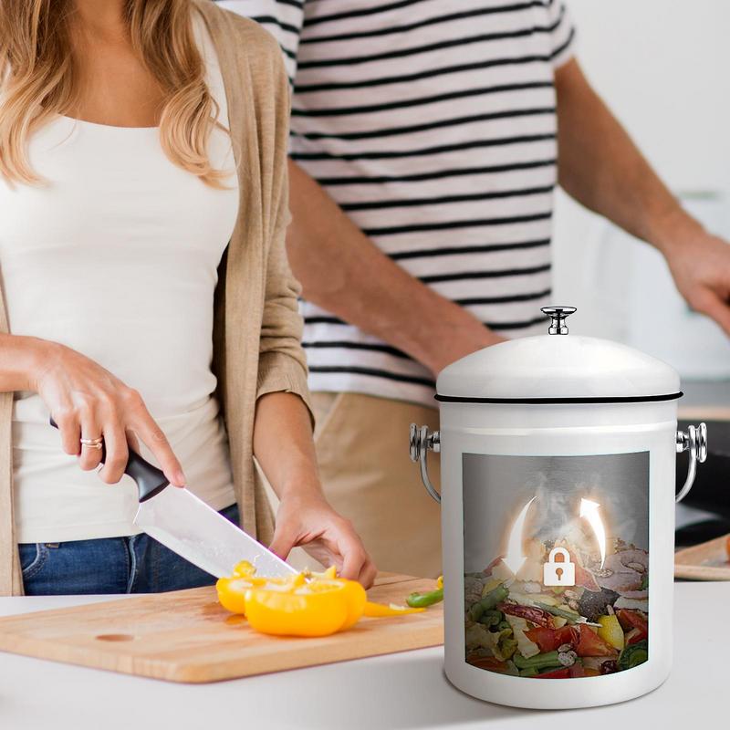 

Контейнер для пищевых отходов 5 л, устойчивый к запахам, для кухни, сборщик отходов от фруктов и овощей, с антикоррозийным покрытием China Mainland