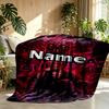 Custom Name Personalized Jujutsu Kaisen Print Blanket, Home Decor, Bedroom, Sofa, Camping, Couch, Gifts for Birthday ChristmasEnthusiasts