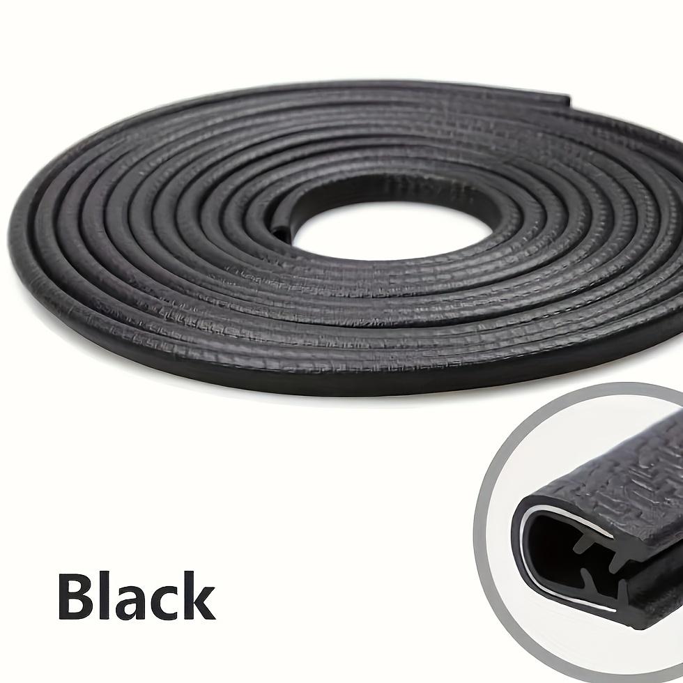 

1 шт. Универсальный протектор кромки двери автомобиля, U-образная резиновая защита от царапин, Самоклеящаяся уплотнительная лента для отделки двери автомобиля 100cm чёрный