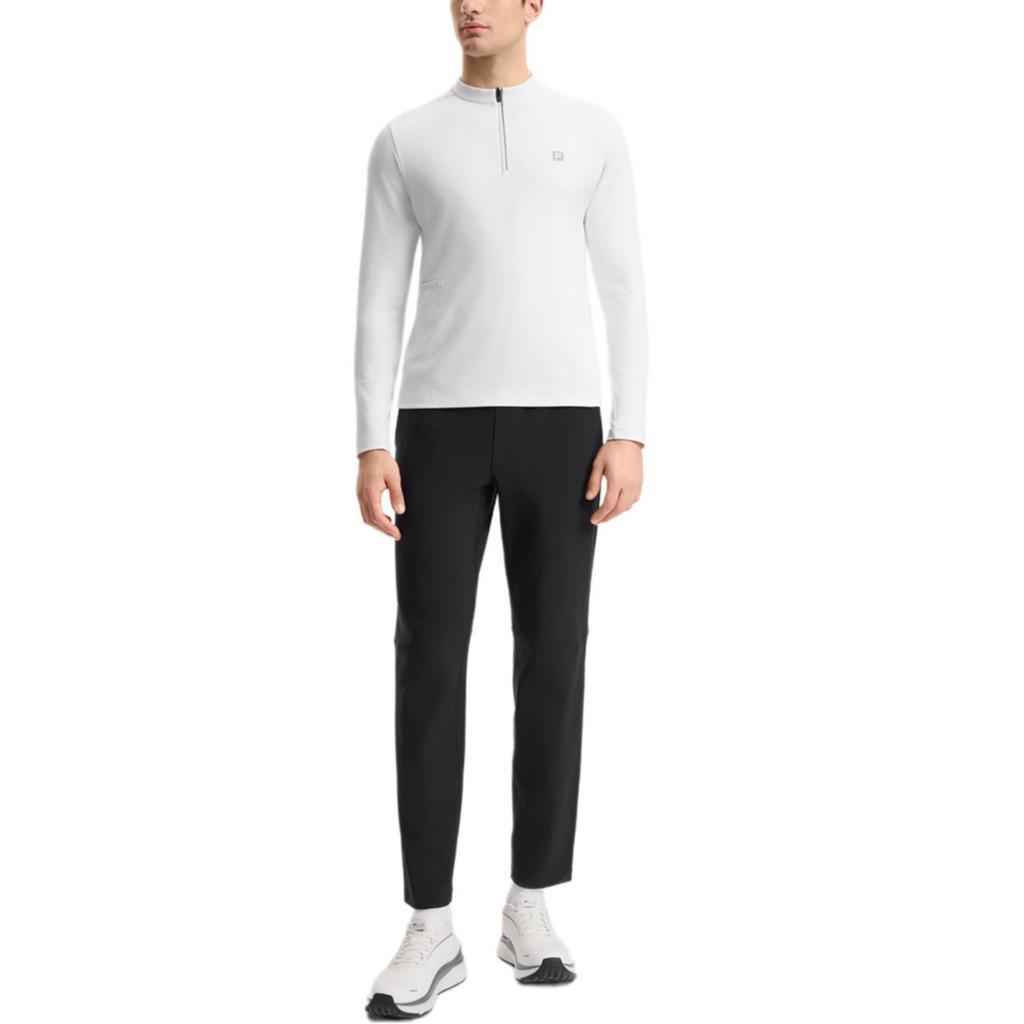 Fila Comfortable Simple Versatile Knitted Outdoor Casual Pants Men Bottoms Deep-Black A11M511605FBK