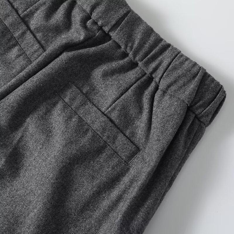 Spring 2025 Women's Versatile Wool Straight-Leg Commuter Pants