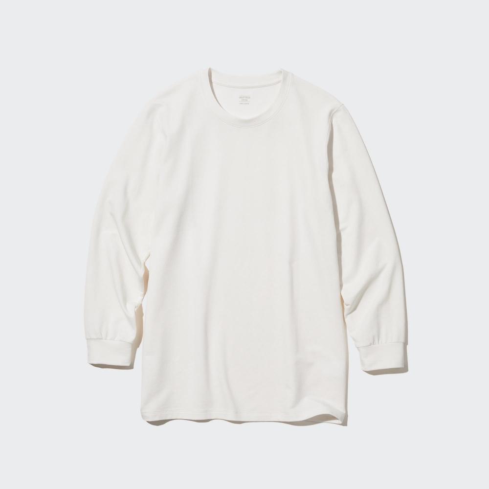 Uniqlo Japan HeaTTech CoTTon Crewneck T  exTra Warm  9 Mini Sleeve 
