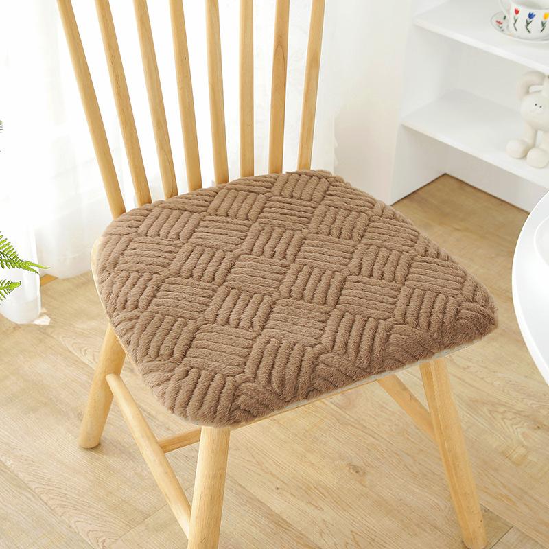 

Horseshoe Shaped Dining Table Chair Cushion Anti Slip All Season Universal Detachable and Washable Suitable for Office Chairs