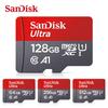 SanDisk Ultra 128GB Micro SD TF-kort SDXC U1 A1 Opptil 150MB/s 32GB 64GB 256GB 512GB Micro SD-kort SD/TF Flash-kort Minnekort For Telefon PC Nettbrett