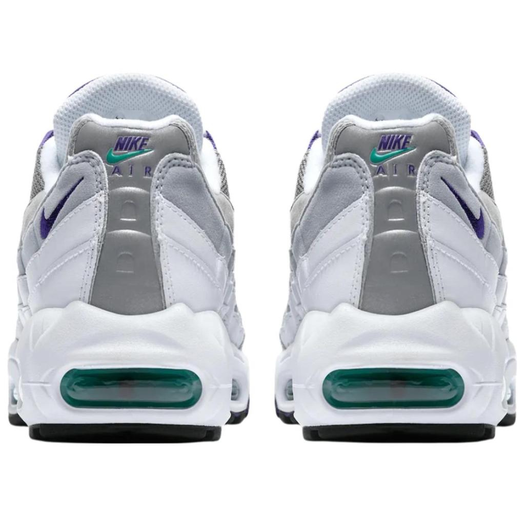 Nike Air Max 95 OG Grape 2026 Męskie Trampki Białe Court-Purple Szmaragdowo-Zielone HJ5996-100