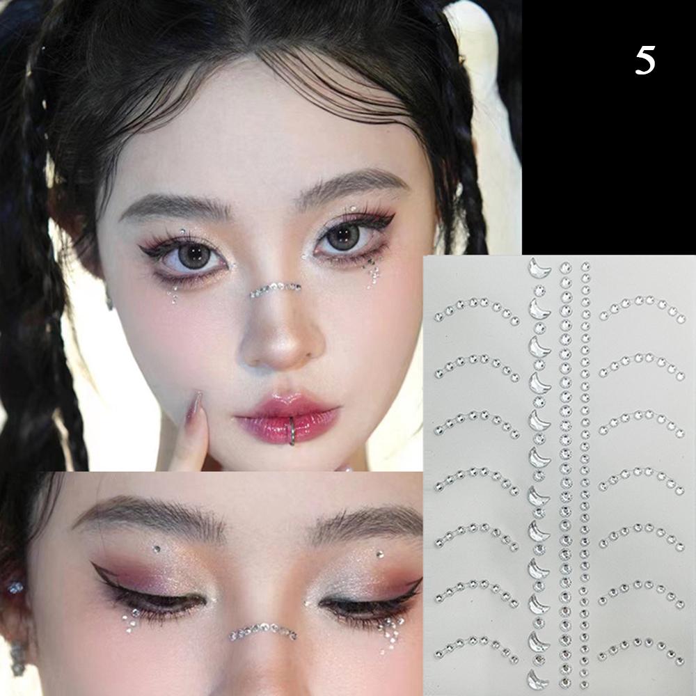 Star Heart Crystal Decoration Stickers Acrylic Imitation Pearl Stickers Gemstone Card Handmade Sticker For Girls DIY Art Supplie