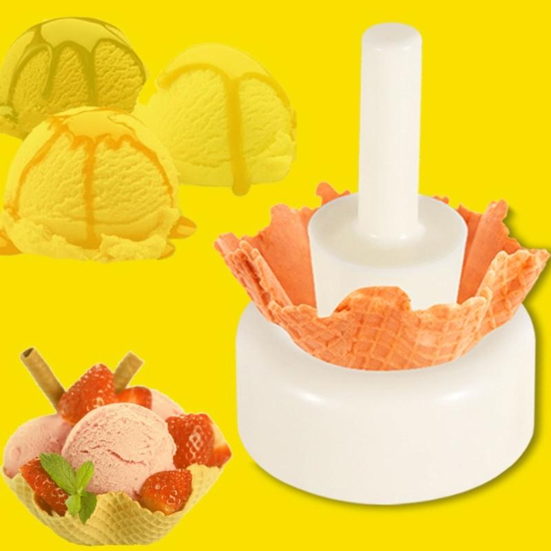 Efficient Ice Creams Cones Molds With Ergonomic Handle For Consistent Crispy Shell Perfect For Home Baking And Gift