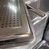MOSUO Stainless Steel Steamer Cart Tray