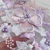 Sequin Embroidery Sequined Embroidery Patches DIY Lace Fabrics Applique Embroidered Floral Patches Stage Costumes