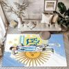 Messi's Iconic Number 10 Square Rugs Are a Great Choice for Living Rooms, Bedrooms, Home Décor, and As Gifts.