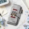 ### Stylish Skull Print Long Wallet Large Capacity Multi Card Slot Portable Purse
