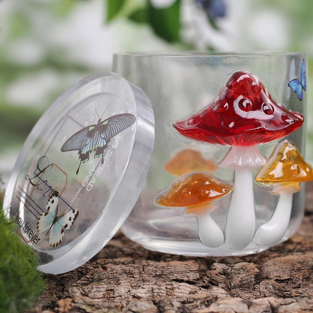 Robustes Silikon-Pilzformen-Set – Kreative Formen für Kerzen- und Seifenherstellung, handgefertigte Dekorationen und Geschenke