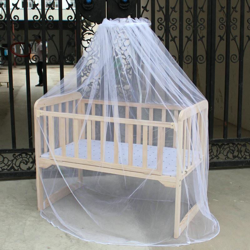 Universal Crib Mosquito Net Encrypted Mesh Hole Baby Mosquito Net Dome Bedroom Curtain Net Newborn Infants Canopy Repellent Tent