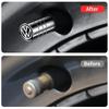 For VW Volkswagen Jetta MK5 Golf 4pcs Metal Logo Emblem Car Tire Valve Caps For Volkswagen VW Touran Beetle Golf Passat Jetta Po