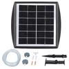Solar Oxygen Pump Low Noise 2W Aquarium Outdoor Solar Oxygen Pump for Fish Tank Courtyard Outdoors